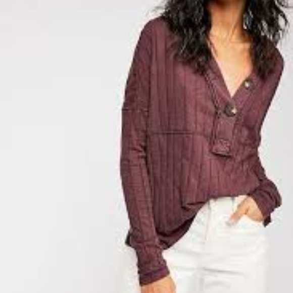 Free People Tops - Free People  We The In The Mix henley